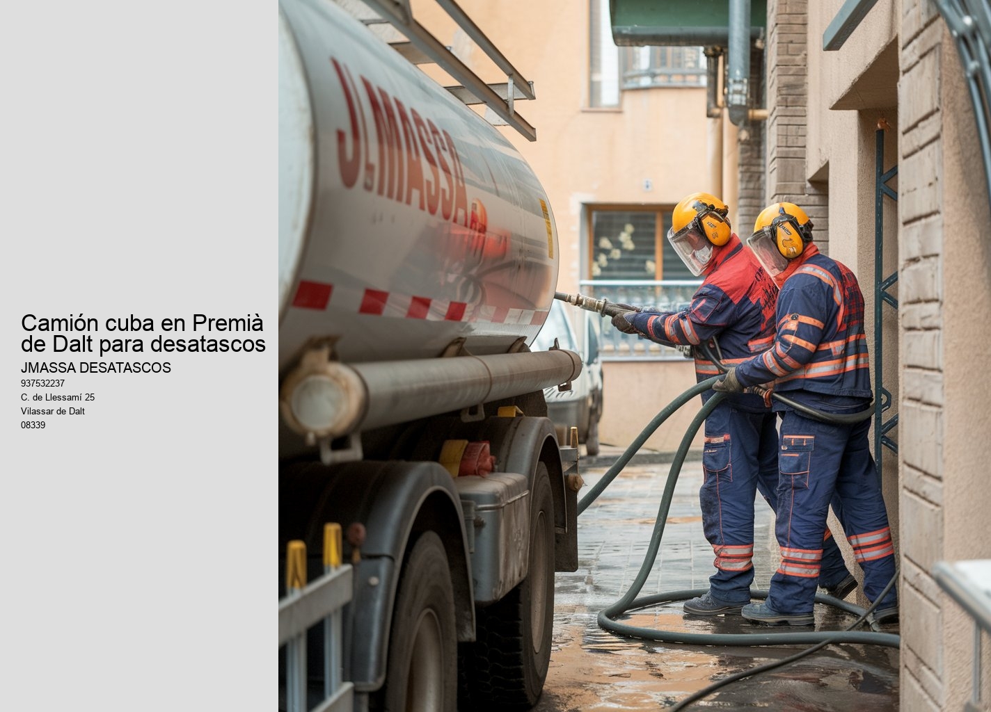 Desatascos en Premià de Dalt, servicio rápido y seguro